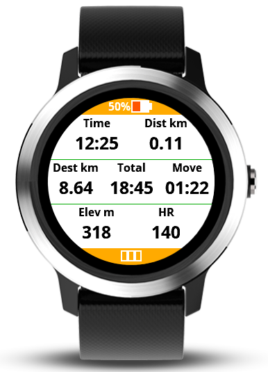 Garmin vivoactive 3 online skiing