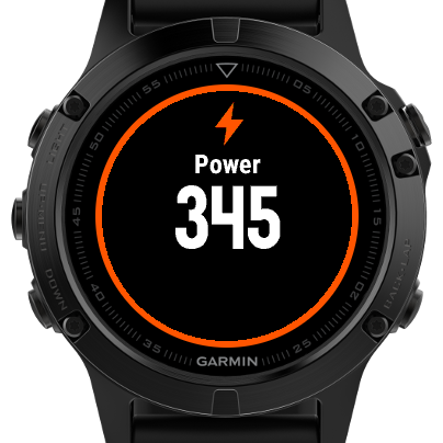 Garmin 945 store running power