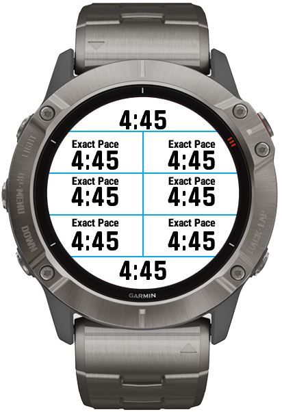 Garmin pace store