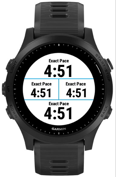 Garmin pace store