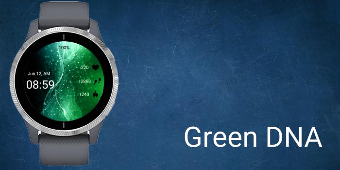 Green DNA Garmin Connect IQ