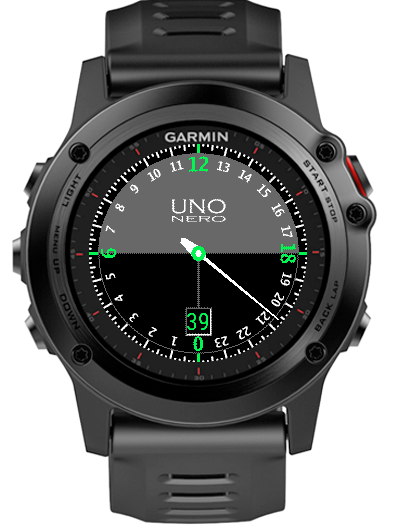 garmin fenix 5 24 hour time