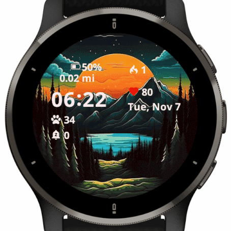 Watch face best sale garmin vivoactive 4