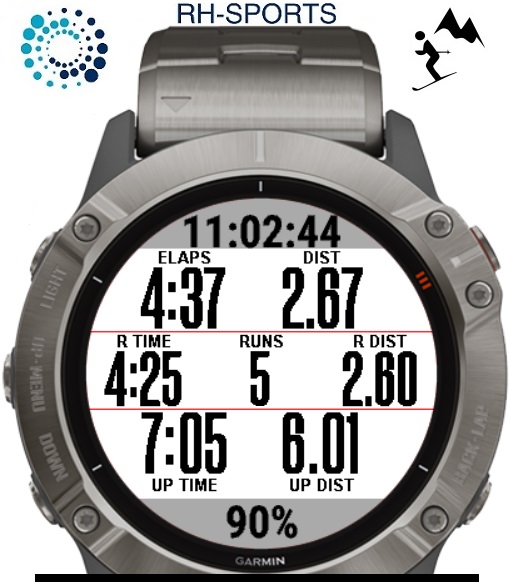 Garmin store watch skiing