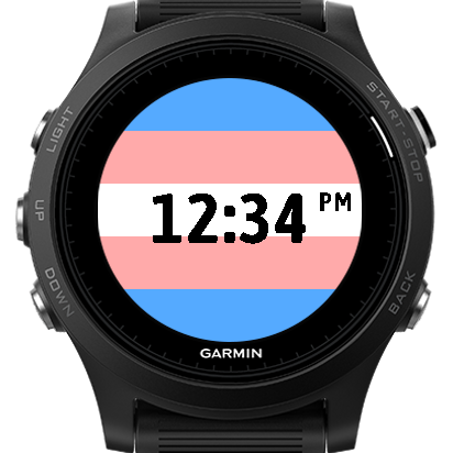 Pride Flag Watchface | Garmin Connect IQ