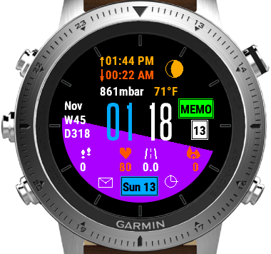 Watch Face Builder Garmin Connect IQ