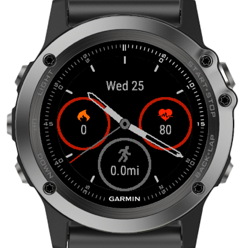 garmin fenix 5 face options