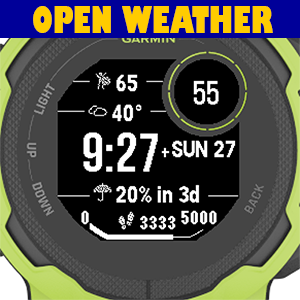 Garmin connect clearance weather