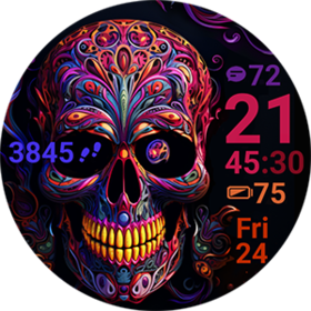 Sugar skull best sale apple watch face