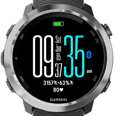 slim garmin watch