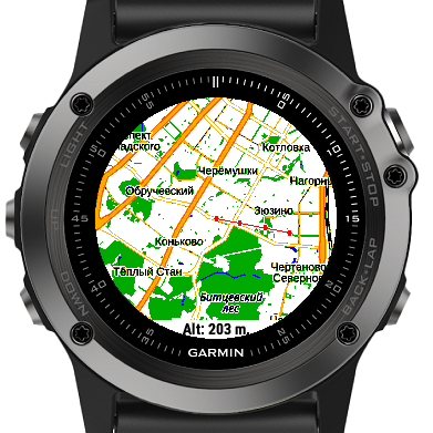 Moscow (Offline Garmin Connect IQ