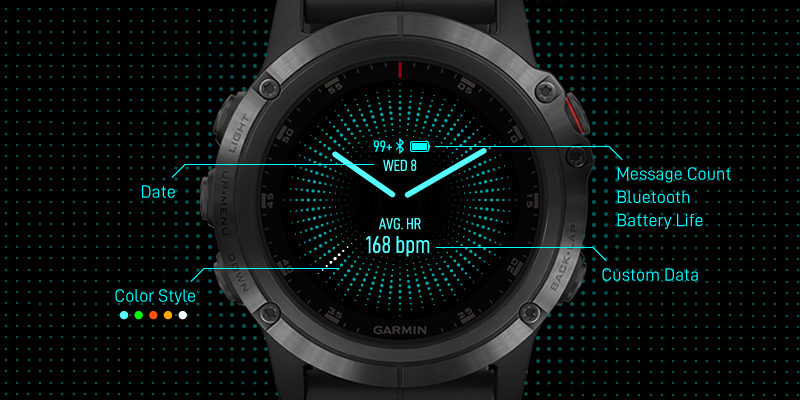 Best garmin 5x hot sale watch faces