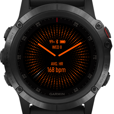 garmin watch face queued