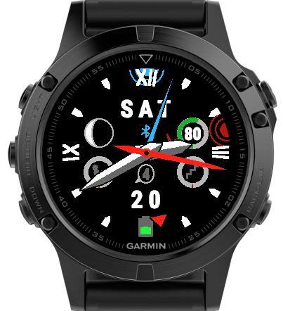 best garmin digital watch face