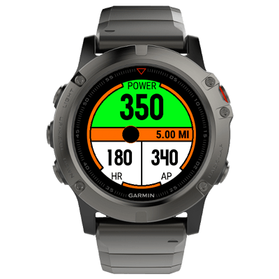 PowerRace Racing App Garmin Connect IQ