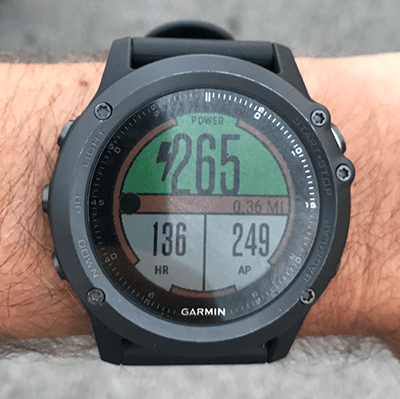 Stryd with online garmin