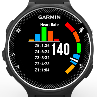 Heart Rate Time Zone | Garmin Connect