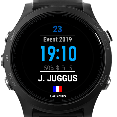 Watch face discount garmin forerunner 245