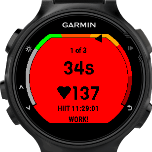 Garmin vivoactive 4s discount timer