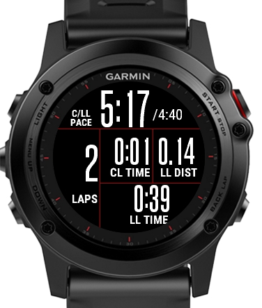 Garmin 235 discount lap button