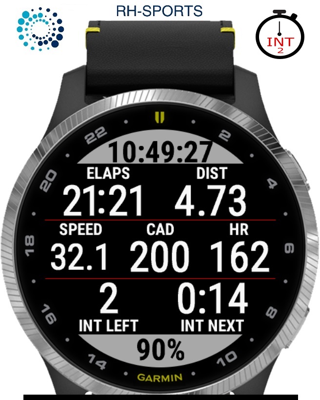 garmin forerunner interval training