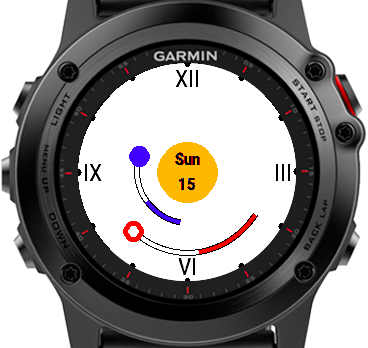 Connect iq. IQ connect Garmin циферблаты с 2 полями поясами.