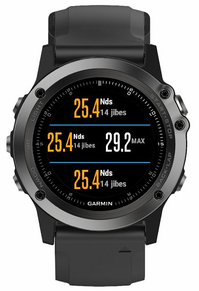 Best windsurfing run KNOTS Garmin Connect IQ