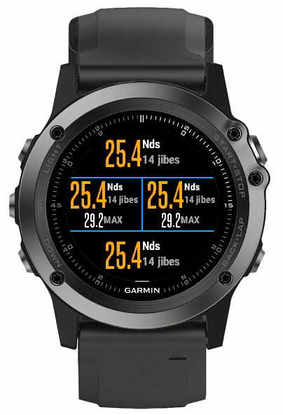 Best windsurfing run KNOTS Garmin Connect IQ