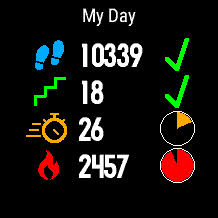 garmin vivoactive 3 icons