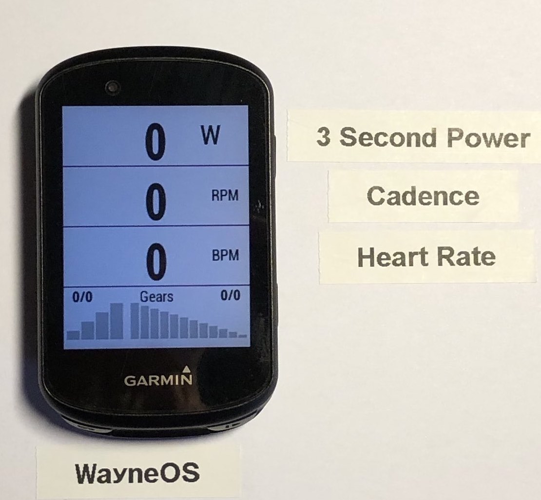 Large Font Cadence Garmin Connect IQ