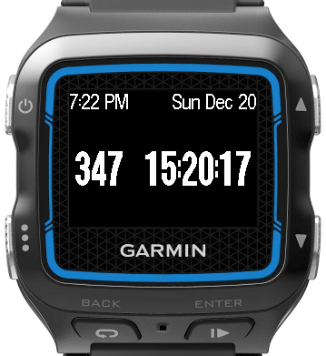 garmin 24 hour clock