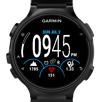 Garmin forerunner best sale 735xt watch faces