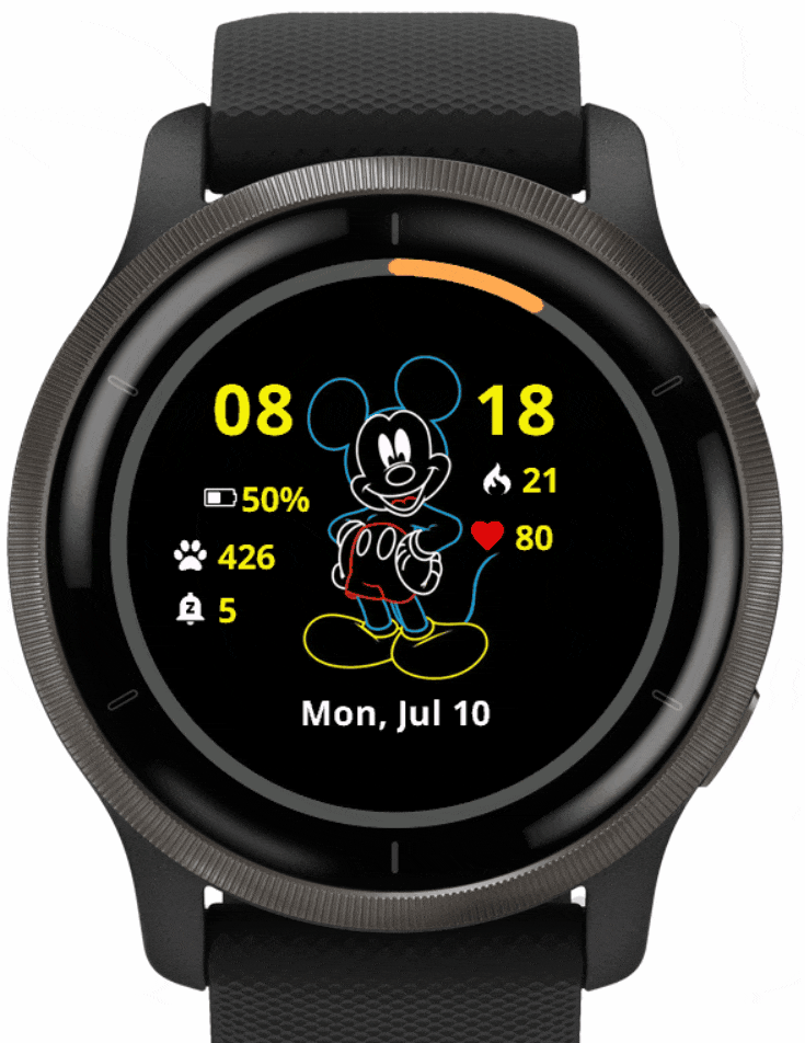 Garmin mickey mouse watch face new arrivals