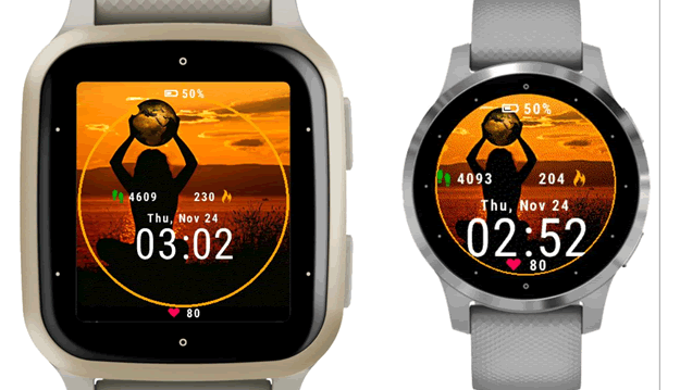 Galaxy watch orange on sale dot