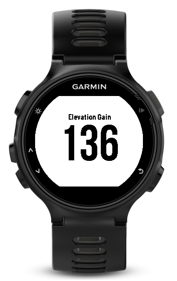 Garmin forerunner hot sale 235 elevation