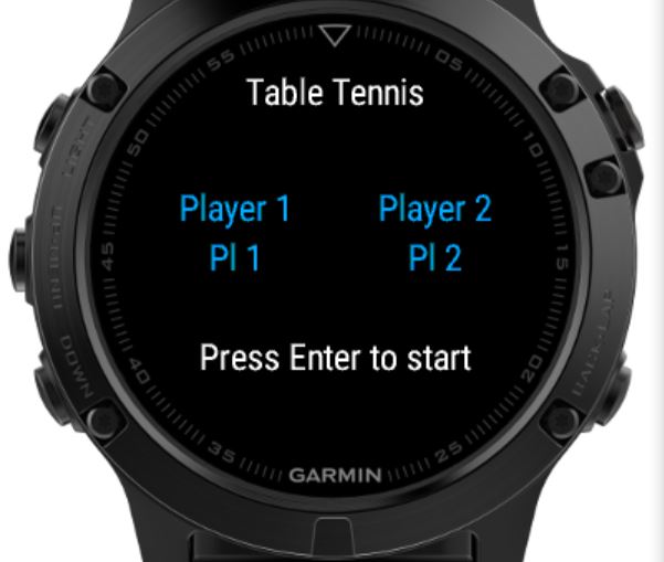 garmin tennis watch