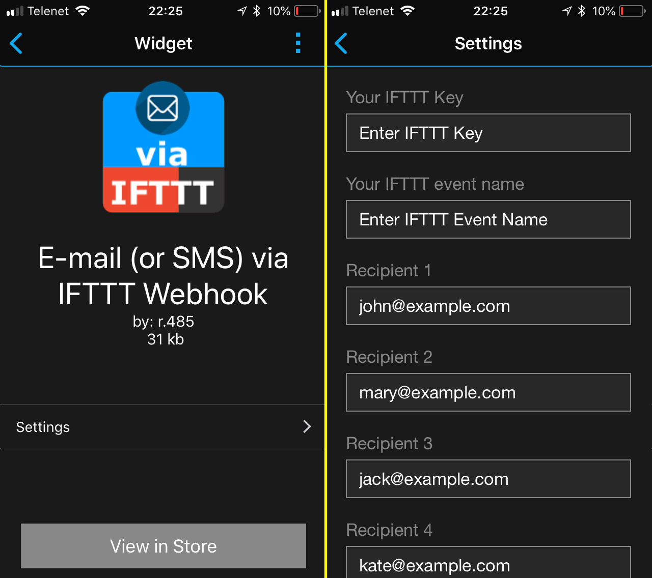 E-mail and SMS via | Garmin Connect IQ