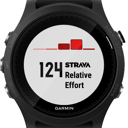 Strava on store garmin watch