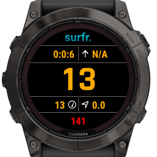 Garmin fenix 6x pro temperature sale