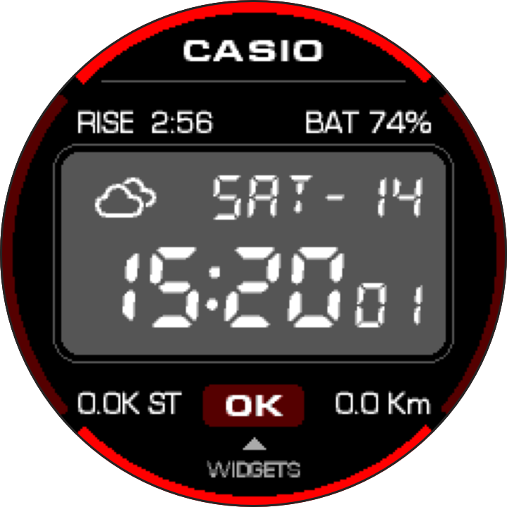 No Frills Garmin Watch Face