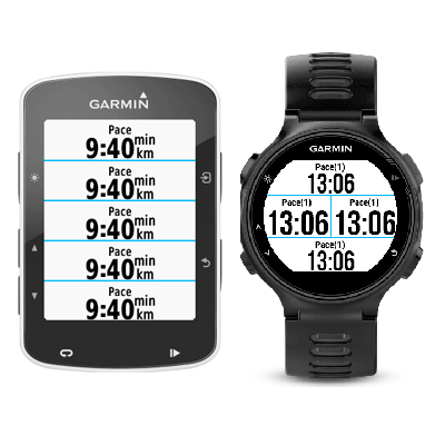 Garmin forerunner store 235 pace