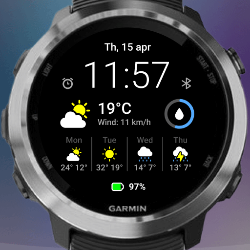 Themez weather Garmin Connect IQ