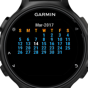 garmin vivoactive 3 google calendar
