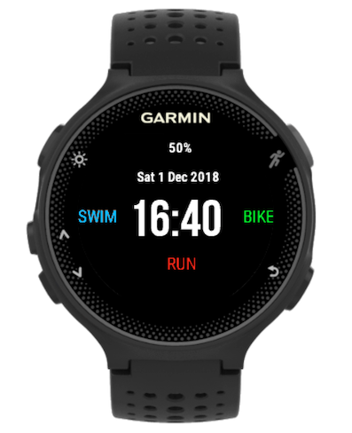 Garmin watch on sale swim bike run