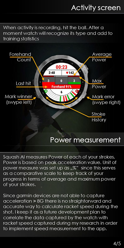 Squash garmin cheap