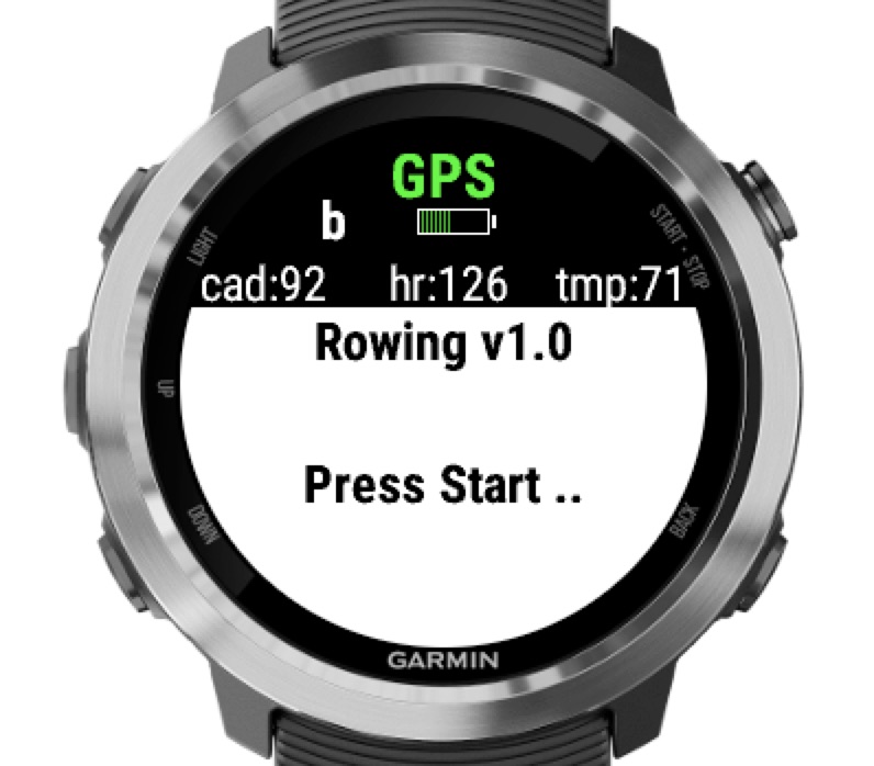 garmin forerunner 735xt rowing