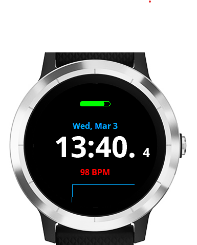 Watch face for discount garmin vivoactive 3