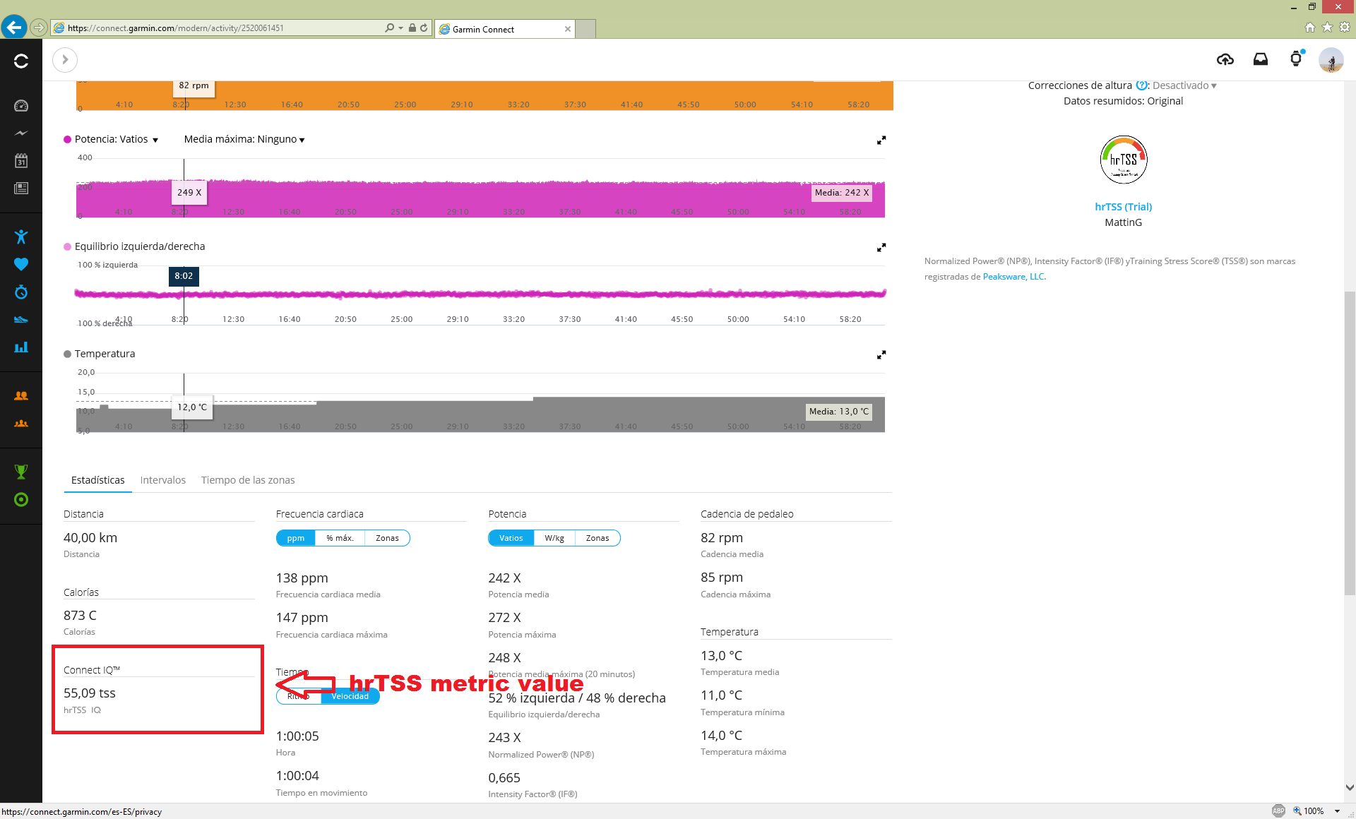 garmin connect stress score