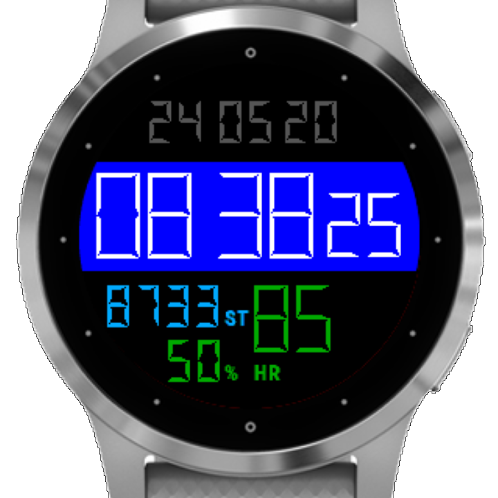 Extra large outlet display digital watch