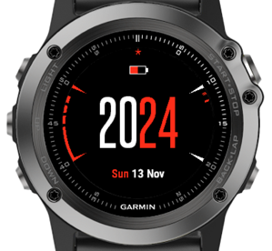 Accentix Analog / Digital Watch Garmin Connect IQ